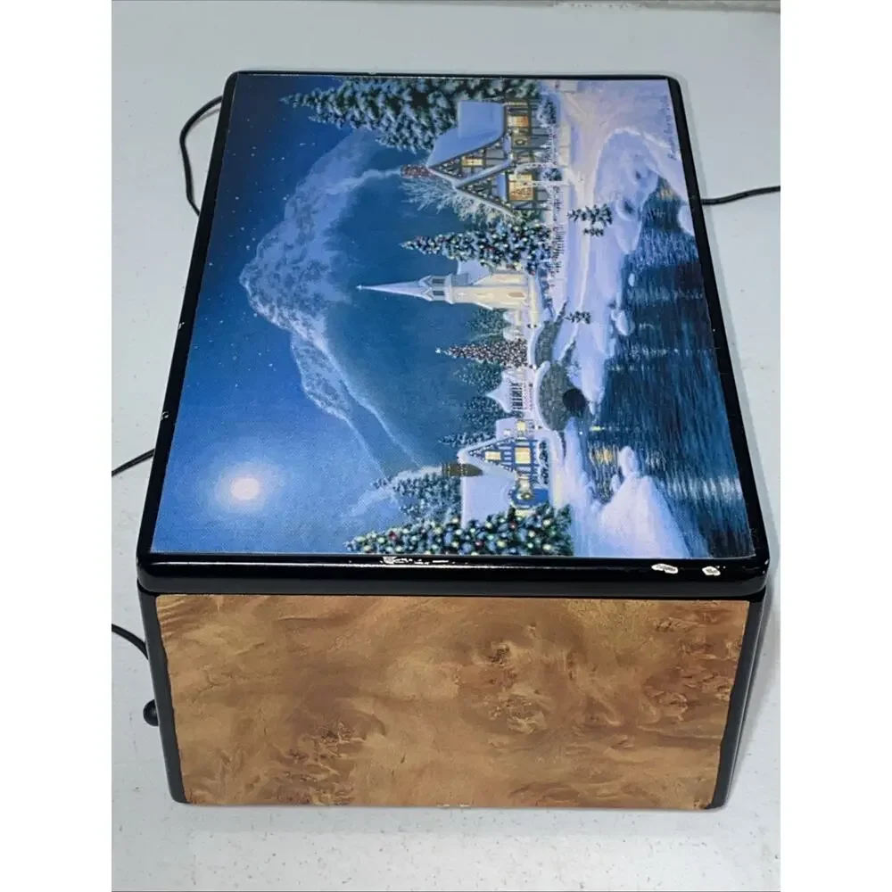 Mr Christmas Illuminated Music Box 50 Songs Richard Burns Art Village Symphony